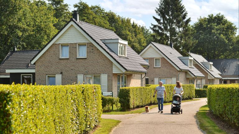 De huisjes in het park (foto: Familyland).