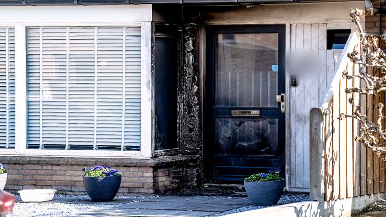 De zichtbare schade aan het huis (Foto: eye4images).