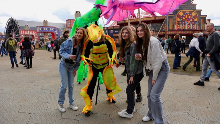 Er waren zelfs dino's te spotten in Schijndel (foto: Omroep Brabant)