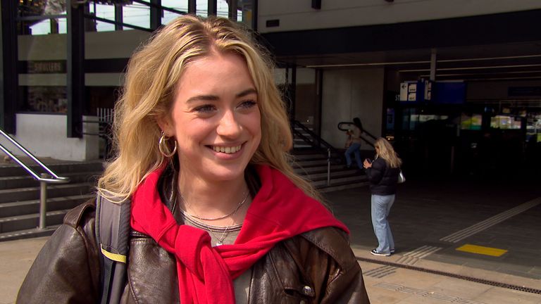 Student Jenske Robberegt (foto: Omroep Brabant).