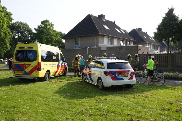 De hulpdiensten kwamen naar het ongeval (foto: SQ Vision/Gabor Heeres).