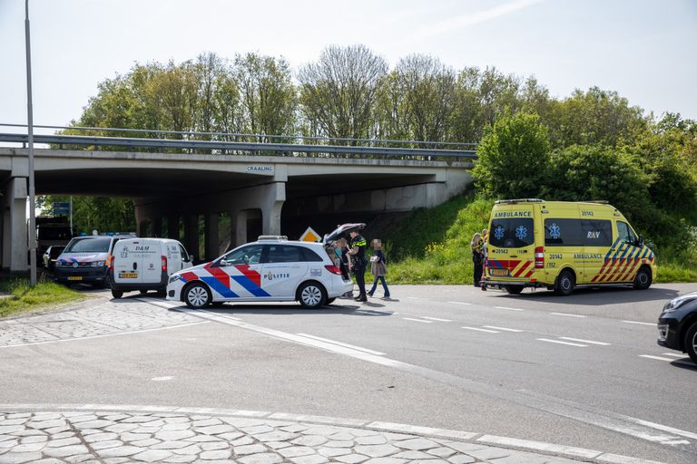 De hulpdiensten kwamen naar de kruising waar het gebeurde (foto: SQ Vision/Christian Traets).