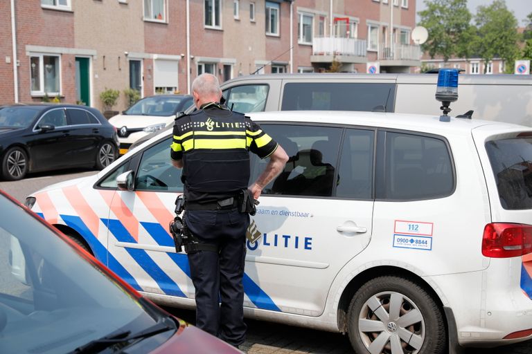 De politie was met meerdere eenheden ter plekke (foto: Christian Traets/SQ Vision)