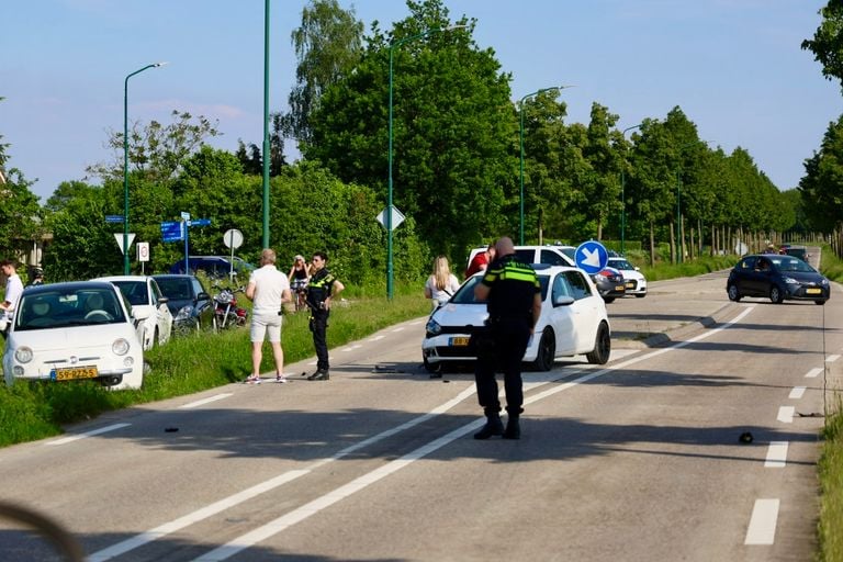 De Heerstraat na het ongeval (foto: SK-Media).