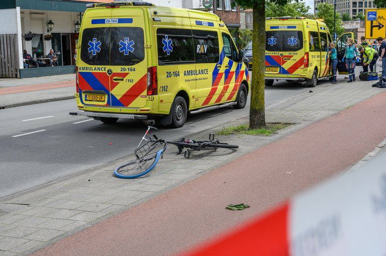 Het ongeluk in Lage Zwaluwe gebeurde donderdag (foto: Tom van der Put/SQ Vision).