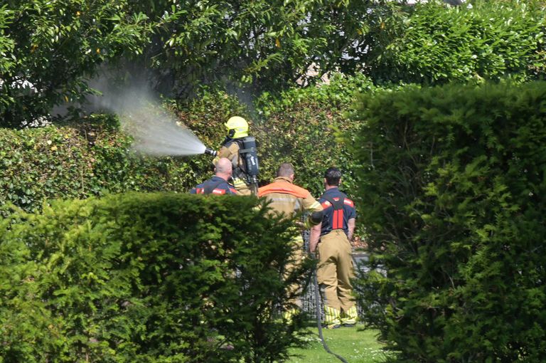 De brandweer moest nog vooral nablussen (foto: SQ Vision/Perry Roovers).