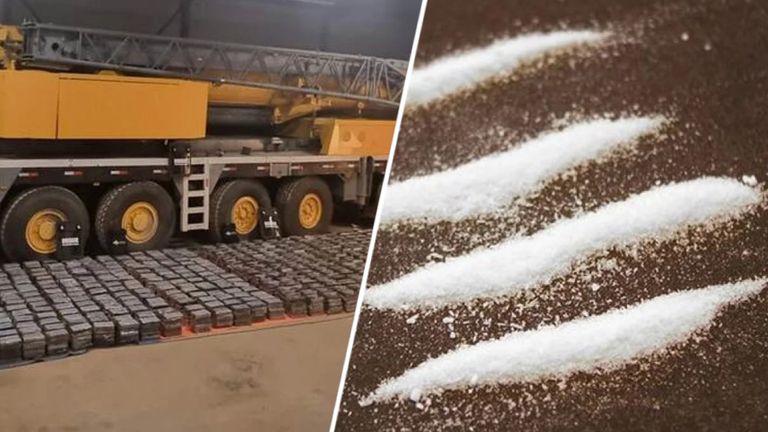 De vangst in Moerdijk en enkele lijntjes cocaïne.