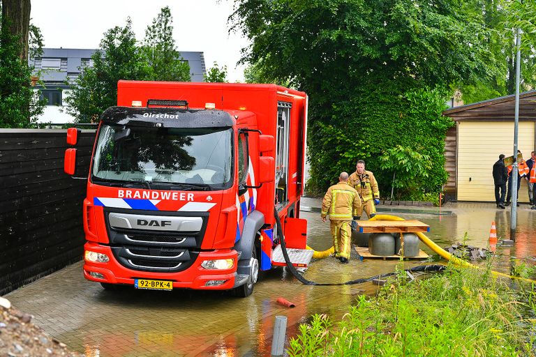Wateroverlast in Veldhoven (foto: Rico Vogels / SQ Vision).