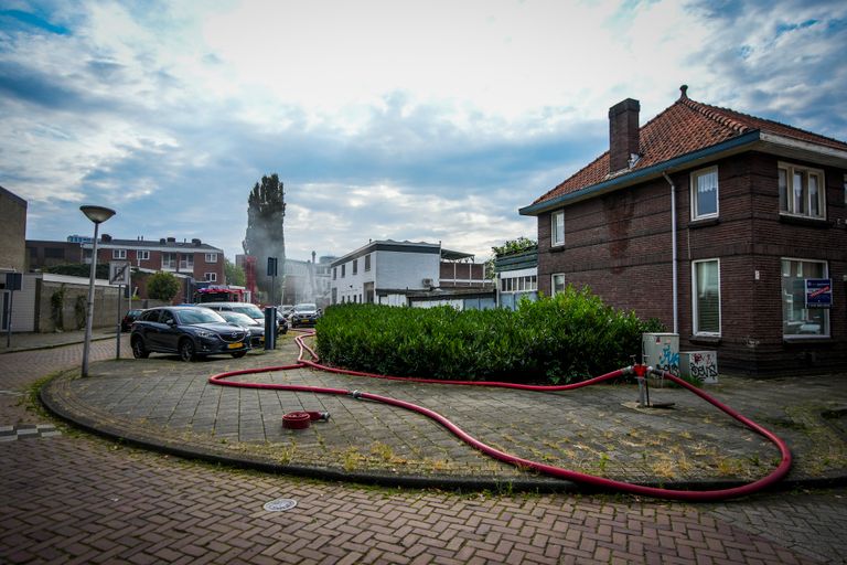 In de omgeving was het werk van de brandweer te zien (foto: SQ Vision).