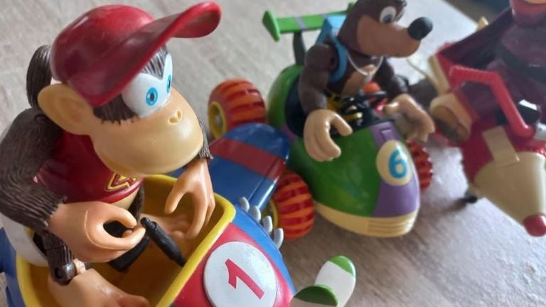 Statue da corsa di Diddy Kong.