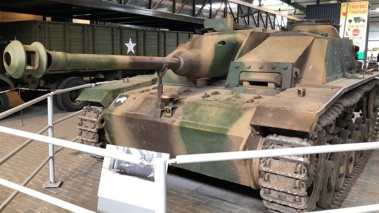 Een 'Stug' in oorlogsmuseum Overloon (foto: Willem-Jan Joachems)