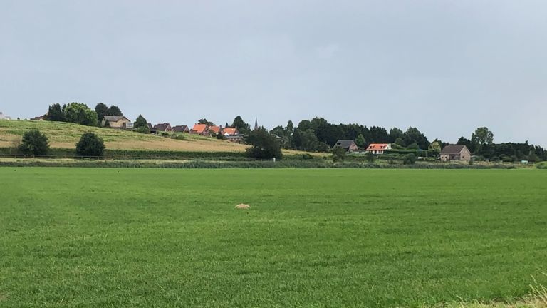 De heuvel van Woensdrecht vanaf waar nu de A58 ligt (foto: Willem-Jan Joachems)