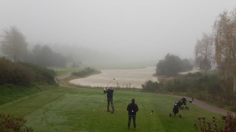 De mist in Teteringen (foto: Paul Hermans).