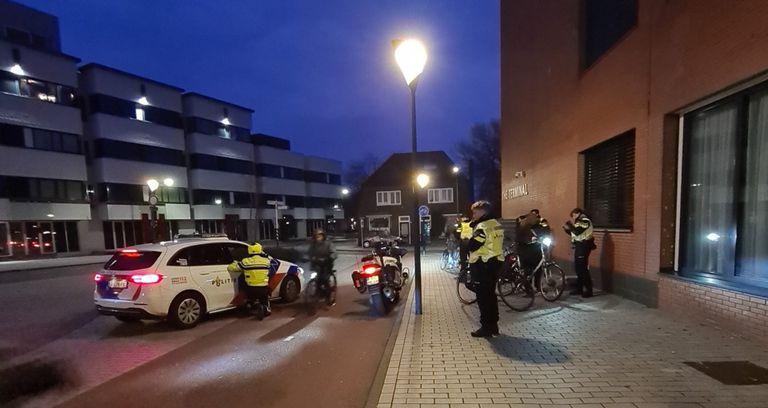 De politie controleert 