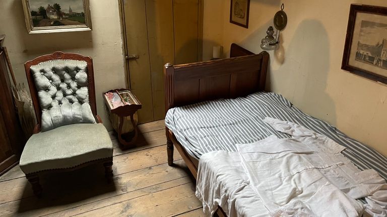 De kamer van de dienstmeisjes op zolder