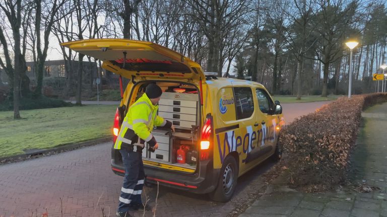 Het is een drukke avond voor Sjors Wijbenga.