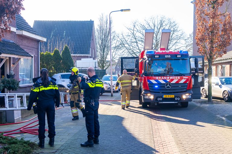 De brandweer stond eerst bij het verkeerde adres (foto: SQ Vision/Gabor Heeres).