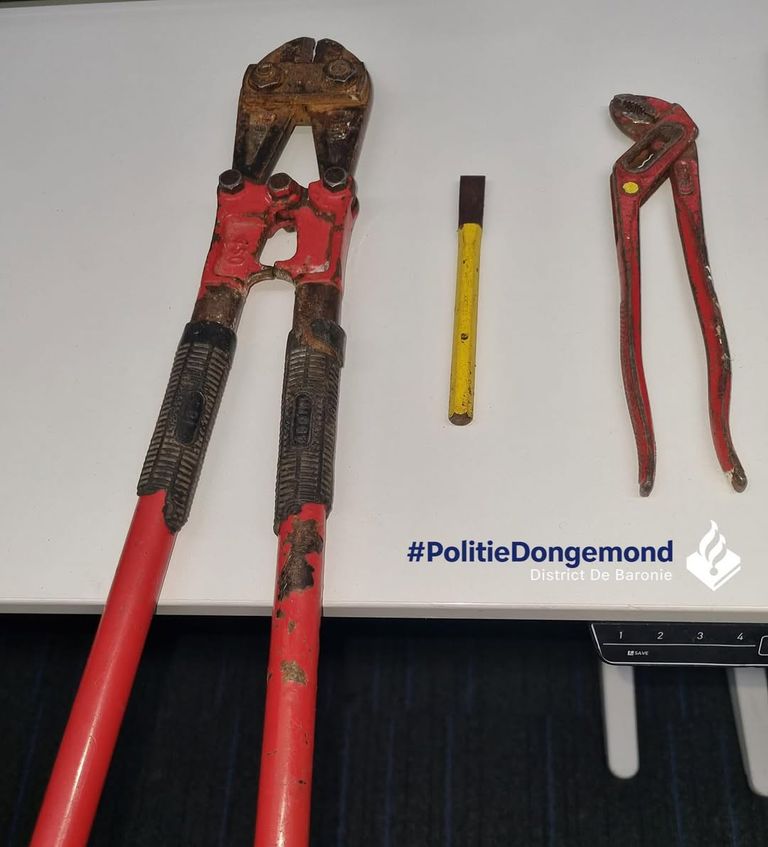 De mannen waren bekend bij de politie voor diefstal (foto: Politie Dongemond).