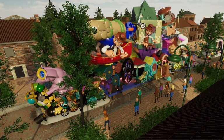 Deze prachtige wagen kun je maken in het spel (beeld: Jeffrey van der Wal).