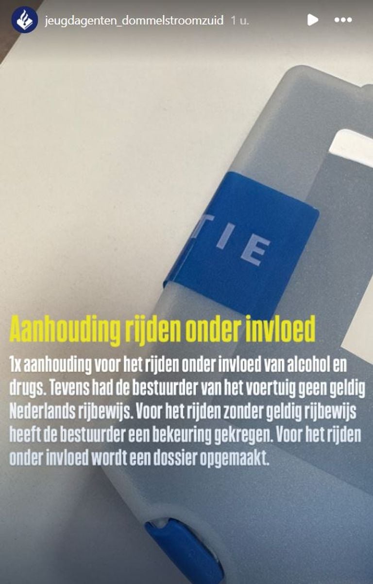 Foto: Instagram jeugdagenten Dommelstroom-Zuid.