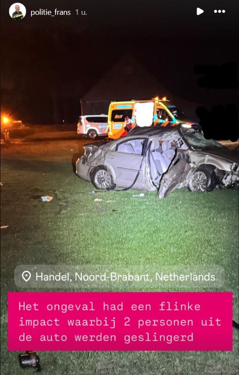 Foto: Instagram politie Frans.