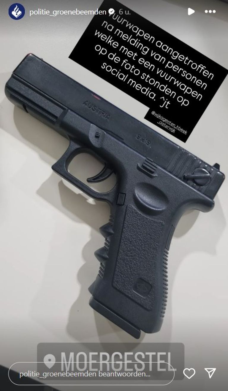 Foto: Instagram politie Groene Beemden.