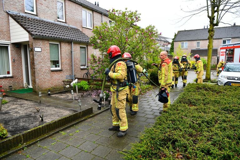 Klein brandje in een keuken (foto: Rico Vogels/Persbureau Heitink).
