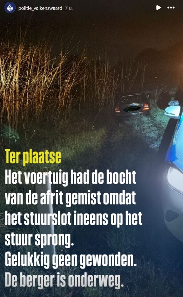 Foto: Instagram politie Valkenswaard.