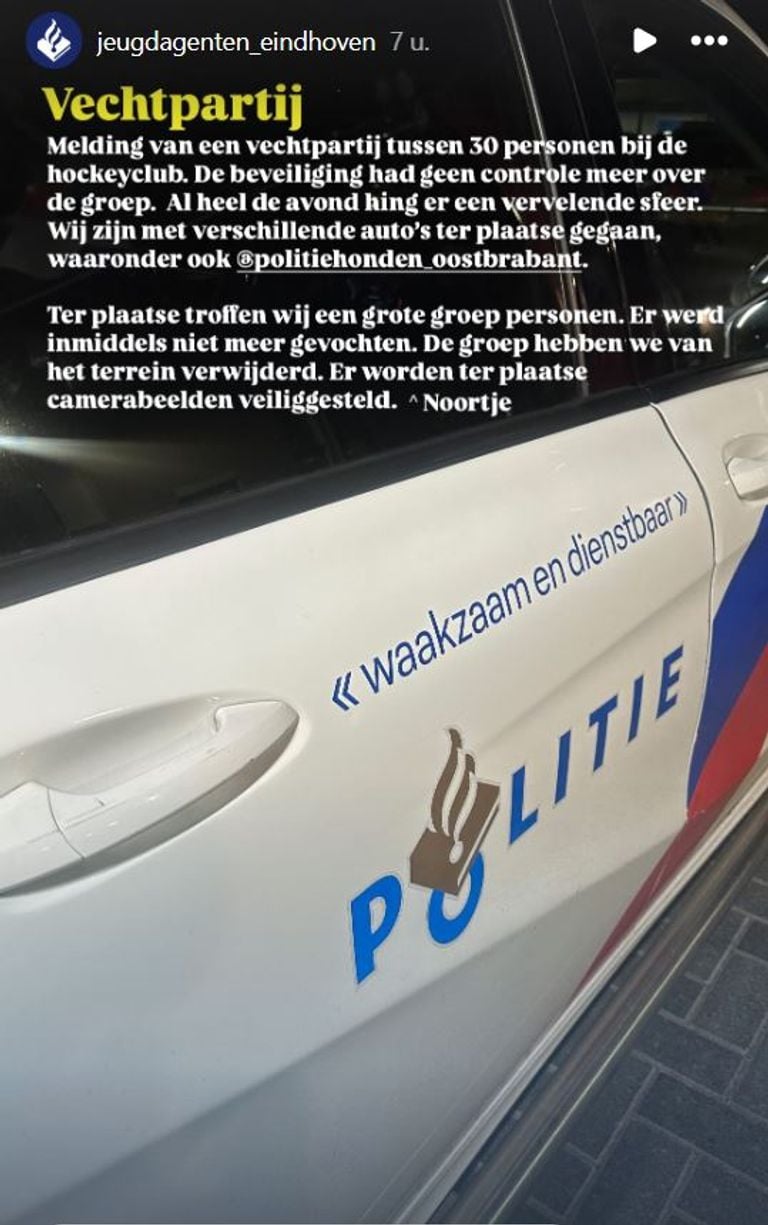 Foto: Instagram jeugdagenten Eindhoven.