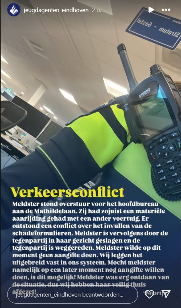 Foto: Instagram jeugdagenten Eindhoven.