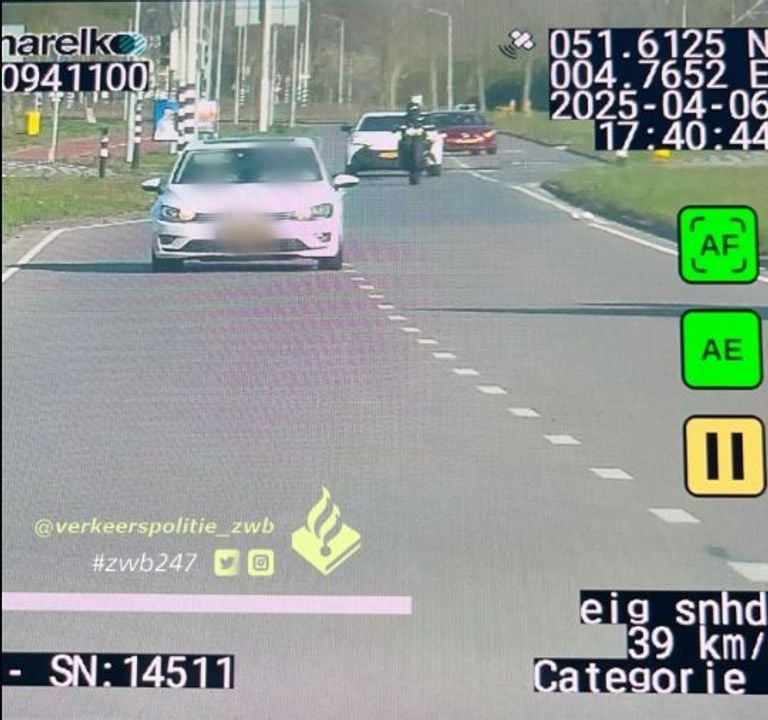 Foto: Instagram verkeerspolitie Zeeland-West-Brabant.