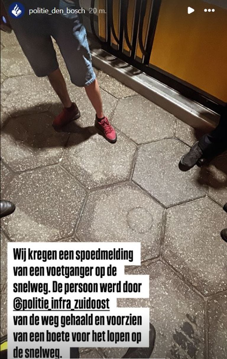 Foto: Instagram politie Den Bosch.