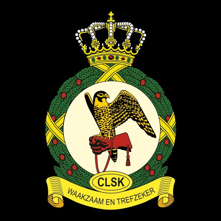 Het oude logo van het luchtmachthoofdkwartier in Breda (foto: defensie) 