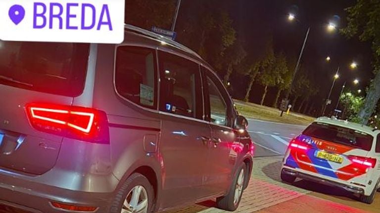 Foto: Instagram verkeerspolitie Zeeland-West-Brabant.