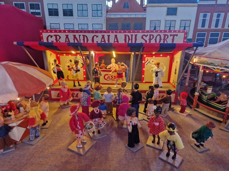 Miniatuurattracties bij de Kermisexpo.