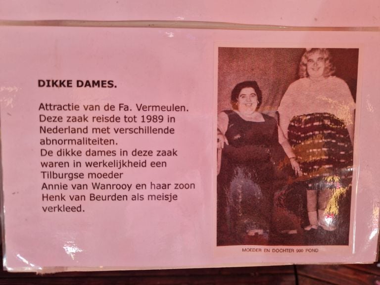 Vroeger deden ze nog aan kijkvermaak met dikke dames.