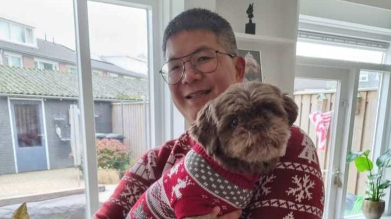 Chim, de vader van Kay (foto: familie).
