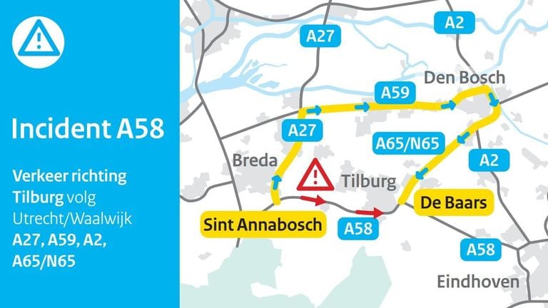 Beeld: Rijkswaterstaat Verkeersinformatie