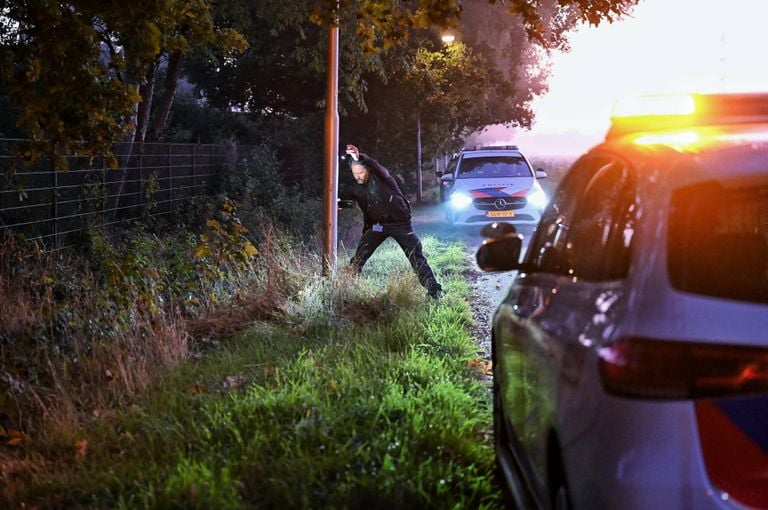 Vermoedelijk was er geen ander verkeer bij het ongeluk in Tilburg betrokken (foto: Toby de Kort/Persbureau Heitink).