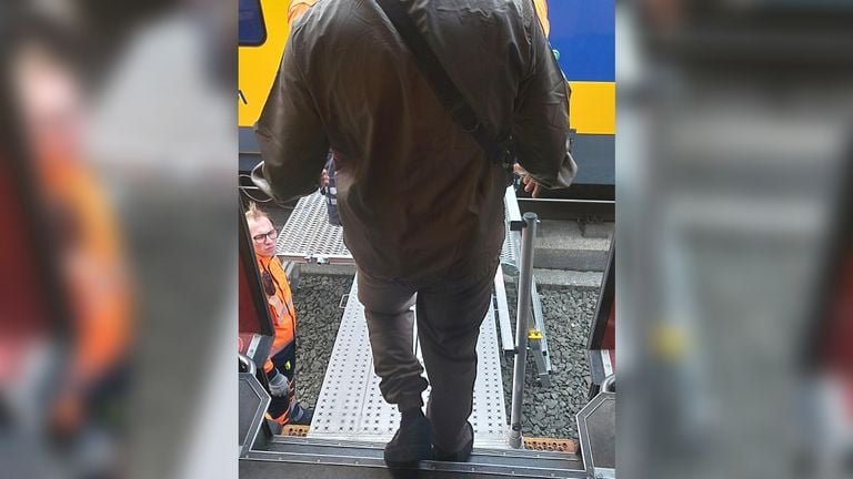 De reizigers konden overstappen naar een andere trein.