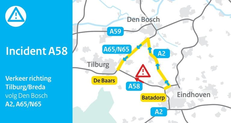 Foto: Rijkswaterstaat Verkeersinformatie/X.