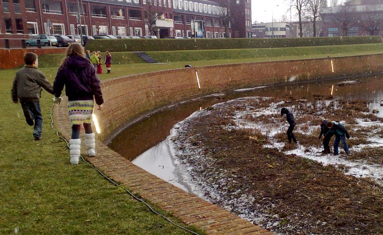 De Halve Maan in Den Bosch is een stukje gerestaureerd vestingswerk in Den Bosch (foto: Omroep Brabant).