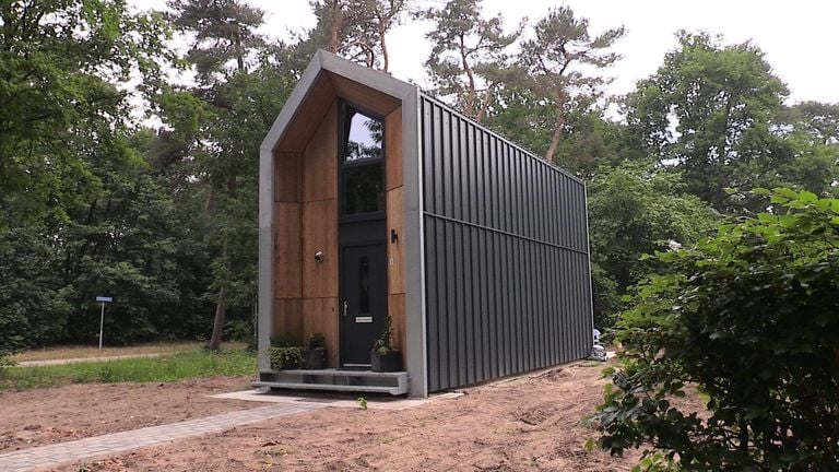 Een voorbeeld van een tiny house.