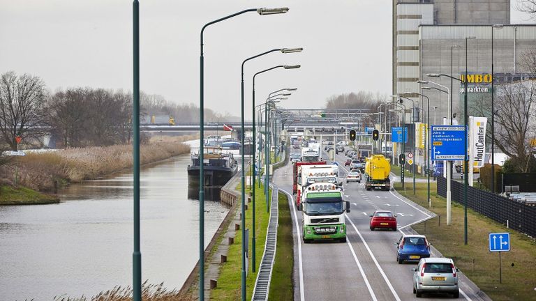 De N279 bij Veghel is een groot knelpunt (Foto: Provincie Noord-Brabant).