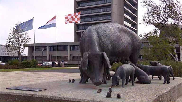 Bij een eerdere diefstal bleef de grote zeug gespaard.