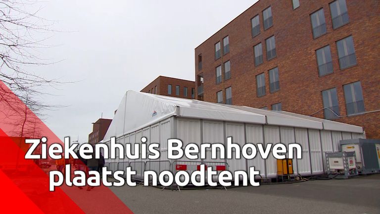 Ziekenhuis Bernhoven plaatst noodtent