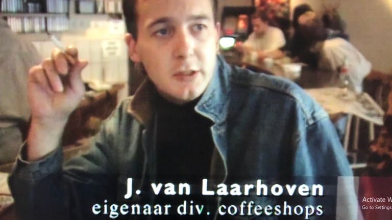 Johan in zijn jonge jaren in Tilburg (foto: screenshot documentaire) 