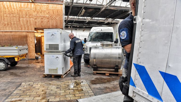 Een van de ketels in het bedrijf (foto: Toby de Kort/SQ Vision).