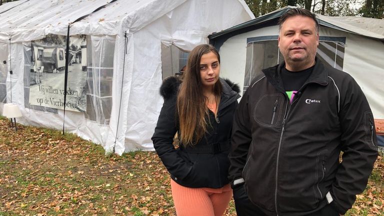 Bartalina Mentzij met haar vader (foto: Erik Peeters).