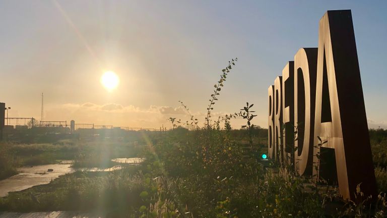 Het voormalige CSM-terrein in Breda (foto: Raoul Cartens).